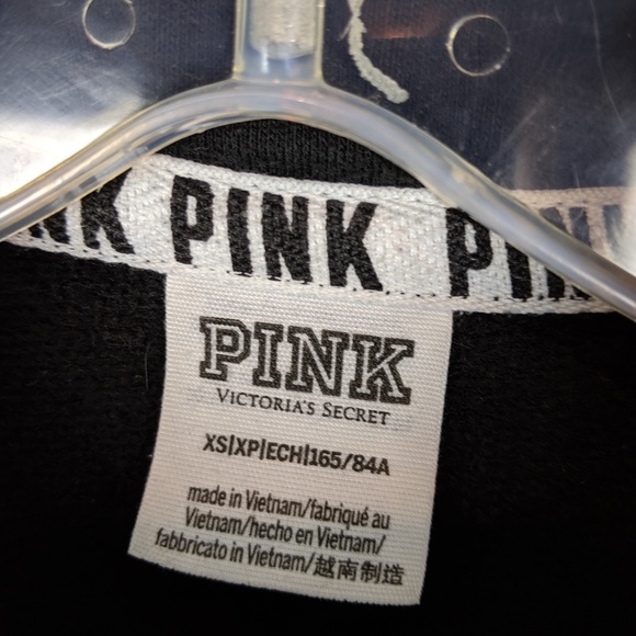 PINK Victoria's Secret | Black Gray Zip Top - E90 - Picture 6 of 6